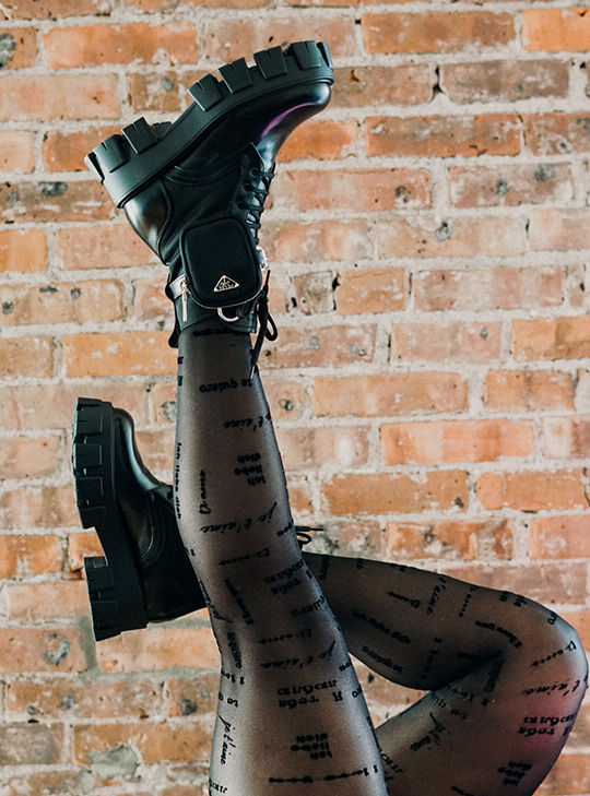 prada combat boots